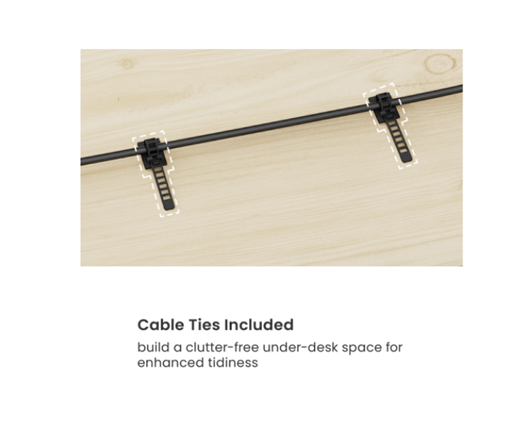 Desk: Vertex VX-1SSD-02B Electric Sit-Stand Desk Matte Black